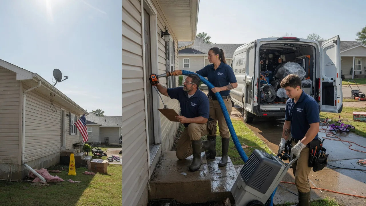 Ceiling Water Damage Restoration in Summitville, IN near me